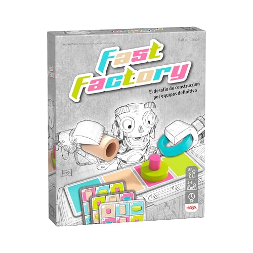 Juego de mesa HABA Fast Factory de lógica constructiva para alejar a los niños de las pantallas