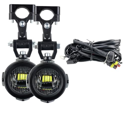 Feu antibrouillard moto 40W pour mieux voir et être vu par temps de pluie et brouillard