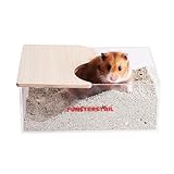 Hamster Sand Bath Container for Small Pets (Rectangle)
