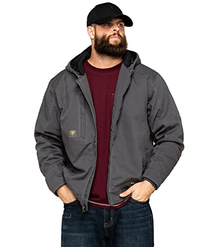 Image of Ariat Men's Rebar Washed DuraCanvas Insulated Jacket