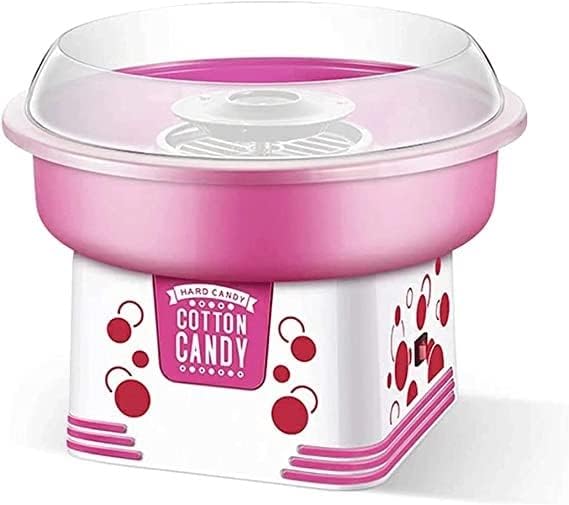 Mini Cotton Candy Machine, Cotton Candy Maker Machine,Pink Candy Floss Maker Set (Upgraded Version)