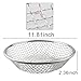 Galvanized Iron Soil Sifter for Gallon Bucket, Garden Compost Sieve with Mesh Screen for Sand Rock Dirt Separator, Vermicompost Potting Mix Filter Tool(10mm)