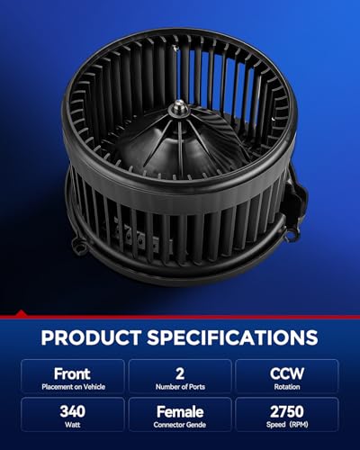 Image of KAX AC Blower Motor for Equinox 2006-2017, Captiva Sport 2012-2015, Terrain 2010-2017, Torrent 2006-2009, Saturn Vue 2008-2010,XL-7 2007-2009 - HVAC Heater Blower Motor Replaces# 75823,700211