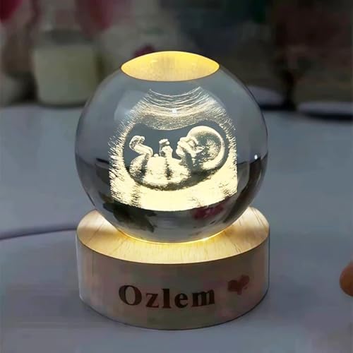 Lámpara de Mesa Bola de Cristal Ultrasónica Personalizada