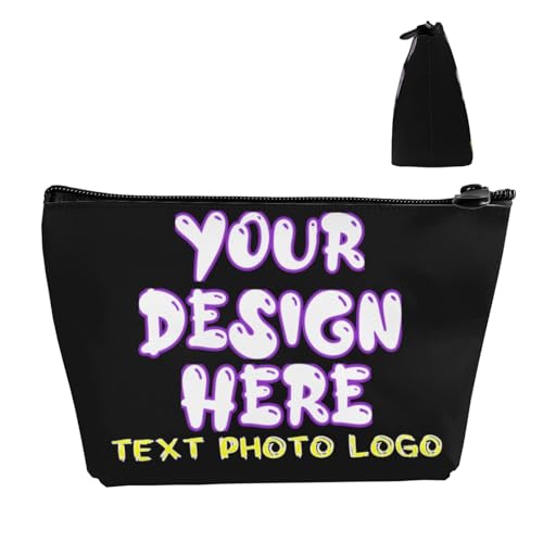 Custom Makeup Bag Design Your Own for Women Personalized Cosmetic Bag With Your Text Logo Photo Customized Toiletry Bag Gifts for Gifts for Style 024