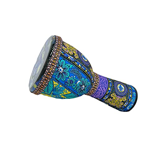 Ruoswte Djembe Drum Percussion Instrument For Children, West African Style, Light Tambourine, Early Childhood Enlightenment Musical Instruments，Gift For Children & Beginners (A) #TOP2
