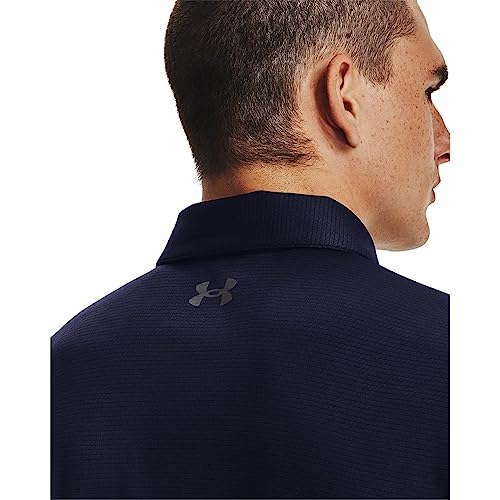 Miniatura 6 de Under Armour Tech Polo, Hombre, Azul Midnight Navy Graphite 410 , Xs