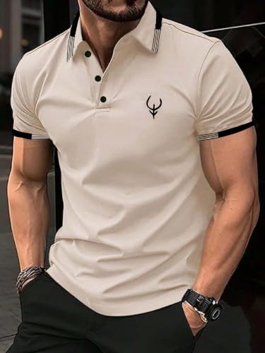 Image of Lymio Polo T Shirt for Men || T Shirt for Man || Collar T Shirt Style Men (Packs Also Available) (Polo-40-43)