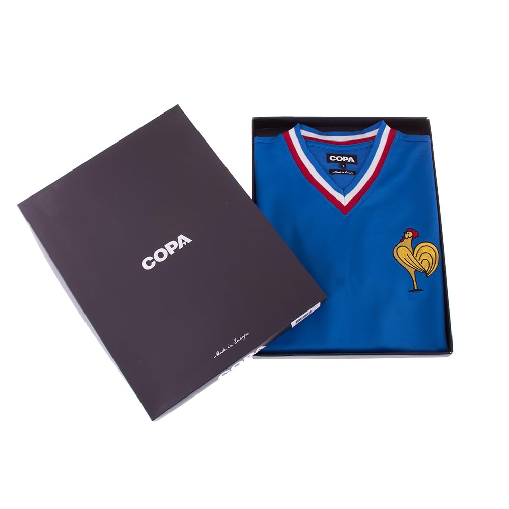 COPA - Frankreich 1971 - Retro Fußballtrikot - Herren - Blau