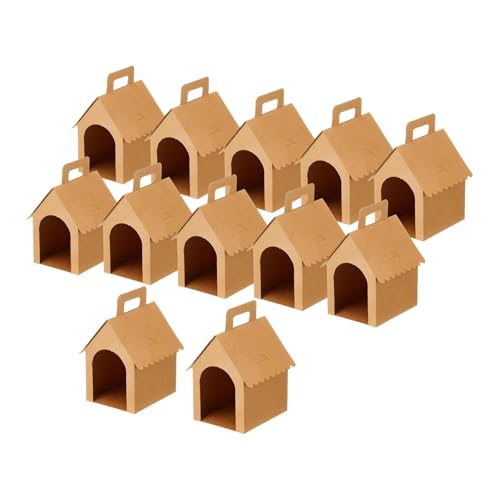 Boîtes Cadeaux avec Poignées Emballage Carton Mariage Été et Fête 12 Pcs
