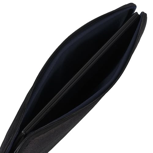 Image of RivaCase Suzuka 7704 Laptop Sleeve 13.3-inch Protective Sleek, Slim-line and Elegant Sleeve Water-Resistant Material for Urban Professionals and Students FITS MacBook PRO 14 Black