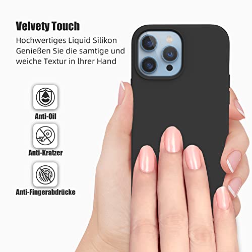 Coque iPhone 13 Pro antichoc silicone liquide évite les rayures - 4