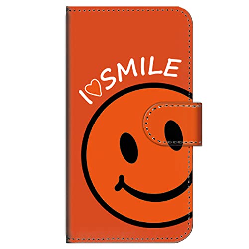 �K�[���Y�l�I �ėp AQUOS wish5 SH-52F �ƌ݊����̂���P�[�X �蒠�^ �X�}�z�P�[�X �g�уJ�o�[ �ϏՌ� (I love SMILE/�I�����W) SHARP SH-52F-PD-OGR-YSZ-0252