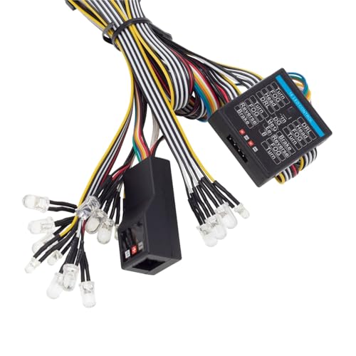 Kit de luces para coche RC 1/8 y 1/10 con lámpara delantera e intermitentes para HSP HPI 5