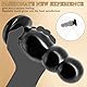 BDSMJOY Analdildo Φ 6 CM,riesen Dildo groß Analplug Buttplug Analkugeln Analspielzeuge Fisting Sexspielzeug Analdehner Anal Expander erotisches Sex Spielzeug für die Frau (Schwarz)