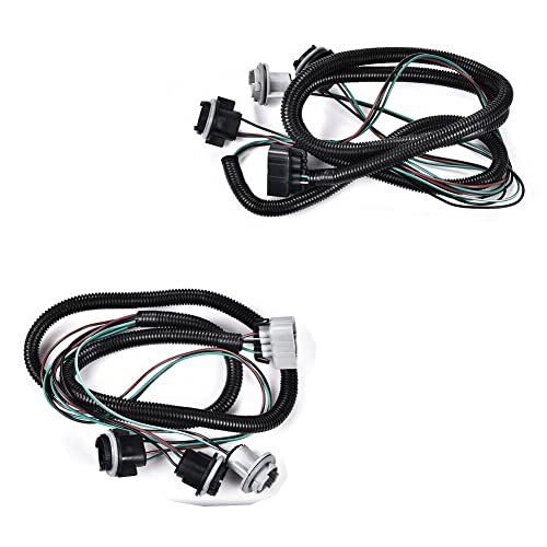 GTINTHEBOX Tail Light Wiring Harness Compatible with 2007-2013 Chevrolet Silverado 1500/2007-2014 Silverado 2500 HD Silverado 3500 HD GMC Sierra 3500 HD,Pack of 2 by GTINTHEBOX - Used condition - Image 2