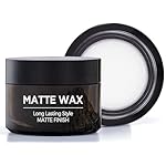 Pomade For Men, All Day Hold Matte Hair Wax, Matte Finish-Flake-Free-Non-Greasy Matte Pomade, Hair Paste For All Hair Types (2 Oz)