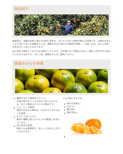 ノーブランド品 みかん 愛媛県産 2キロ 2s〜Mサイズ の商品画像 3