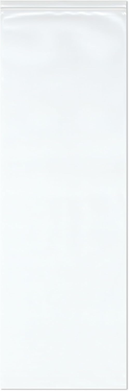 Plymor 12″ x 36″ (Pack of 50), 4 Mil Heavy Duty Zipper Reclosable Plastic Bags