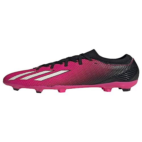 Adidas Tênis de futebol unissex adulto X Speedportal.3 FG, Team Shock Rosa/Zero Metallic/Preto, 1 Big Kid