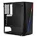 immagine 3DeepGaming DeepAbyss Case Gaming PC ATX/Micro ATX con 16 modalità di illuminazione RGB, finestra laterale in vetro temperato, supporto fino a 6 ventole