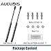 st270edi-45 27 Inch 45lb 200N Gas Struts Spring Shocks Lift Supports for Tonneau Cover Shell Pickup Bed Truck Undercover Top Topper Replacement Parts, ST270P45EZ10, st270edi2-45, Set of 2 by AUCLIDIS