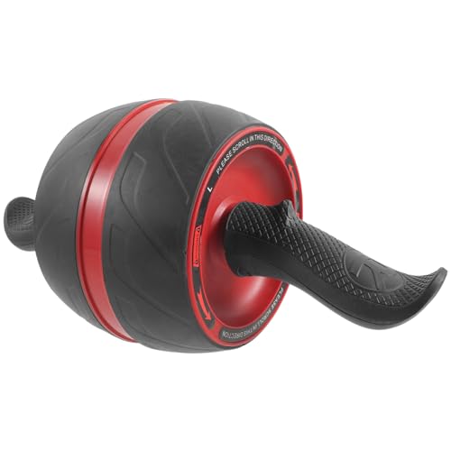 iplusmile 1 Pieza rueda de abdominales entrenador castor hogar capacitación músculo equipo de ejercicio en casa rueda de ejercicio rueda de ejercicio rueda de rodillo abdominal AbS Gris