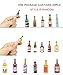 40pcs Miniature Mini Fake Beer Bottles Toys, Mixed Wine Drinks Decoration Beer Glass Model, Beer Can Beer Bottle Models for Fairy Garden Pub Bar Dolls House Tableware Decoration