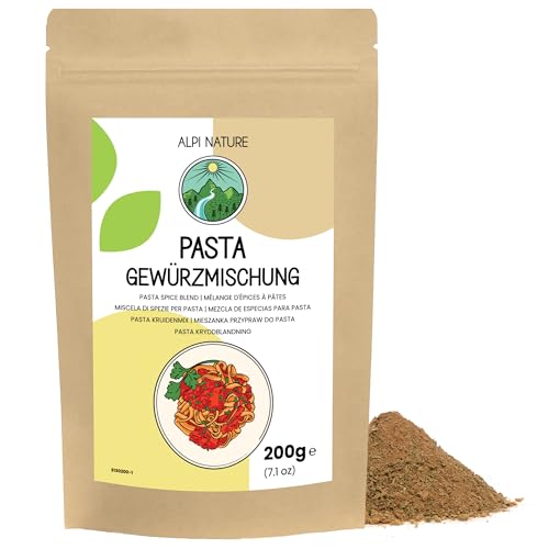 Alpi Nature - Alpi Nature Mélange d'Épices pour Pâtes 200g, Épices et Herbes pour Pâtes, Herbes Italiennes pour Spaghetti