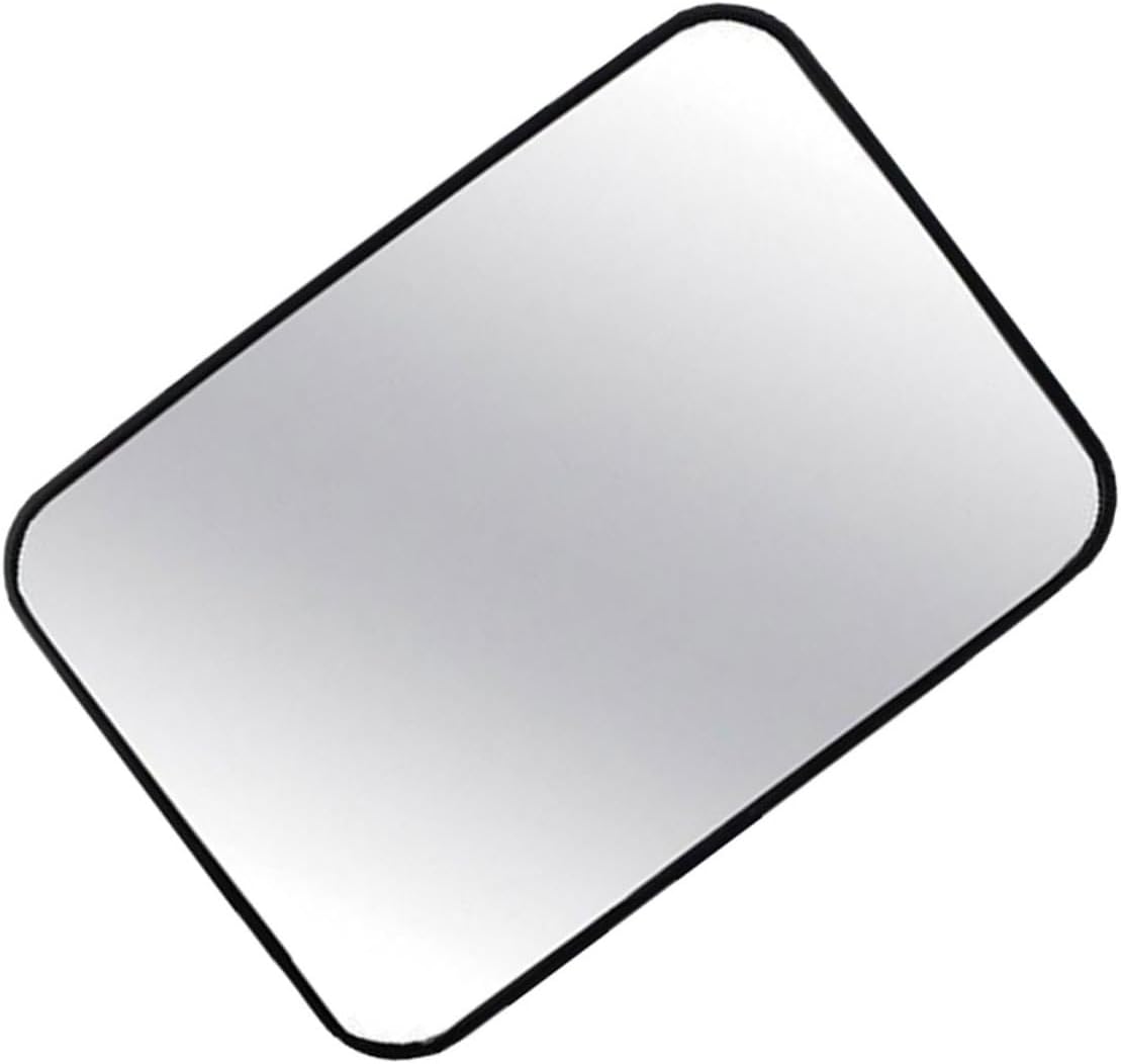 Totority Car Mirror for Rear Facing Car Seat, Shatterproof Wide Angle Rearview Mirror with Adjustable Hook, Black Square 18.8x13.5cm for Safety and Backseat Monitoring