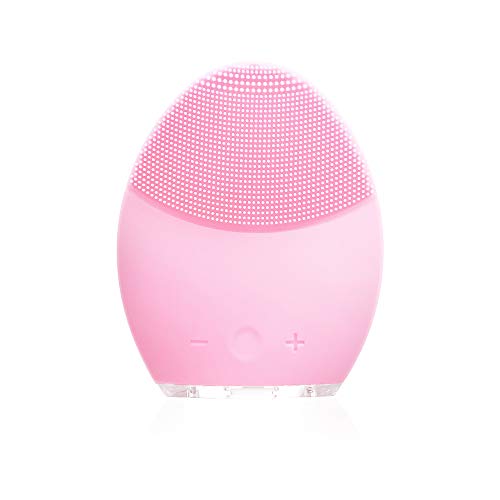 Facial Cleansing Brush,SHUSY Silicon Facial Cleaner and Masager Electric Cleansing System for Deep Cleansing Skin Care Anti-aging Skin Care device Purple