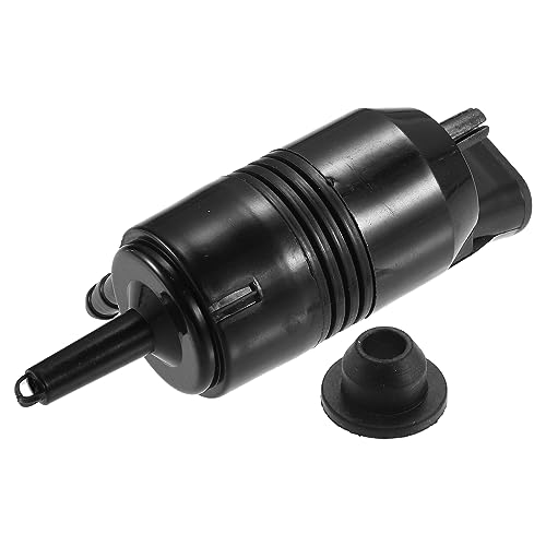 Partuto Rear Windshield Washer Pump No.22127573 - Car Windshield Washer Pump Motor Replacement - for Chevrolet for Buick for GMC for Cadillac Plastic Black - 1 Pc