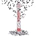 Produktbild Party Factory 1 Party Popper, 40 cm, Silber Konfetti, bis 8 m Effekthöhe, Konfettiregen für Hochzeit, Geburtstag oder Silvester