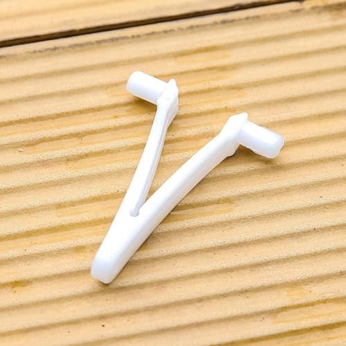 V-Clip für Poolversorgung, Pool-Schmetterling-Clip, V-Clip, Pool-Befestigungsclips, Ersatz für Schwimmbad-Spa-Bürste, Vakuumkopf, V-Clips und Stifte für Schwimmbad, Spa, Vakuumköpfe, 6 Stück