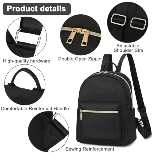 Mini Backpack Women Girls Water-resistant Small Backpack Purse Shoulder Bag for Womens Adult Kids School Travel - Image 7