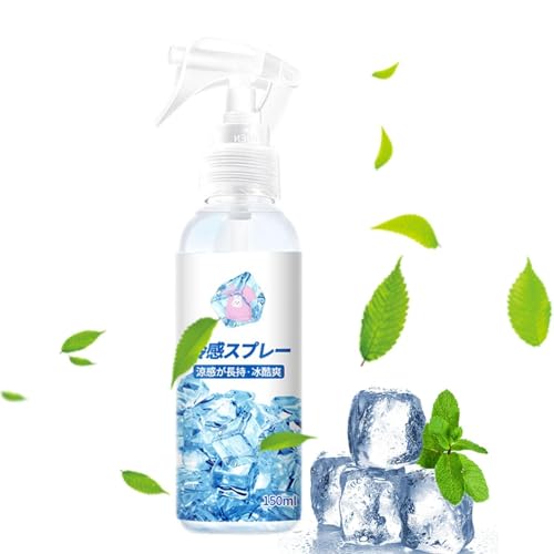Spray de enfriamiento rápido, spray multiusos para enfriamiento, equipo de clima cálido, fresco fácil de usar para camping, vida cotidiana, senderismo