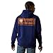 ARIAT Woodshop Stack Hoodie, Navy, XX-Large