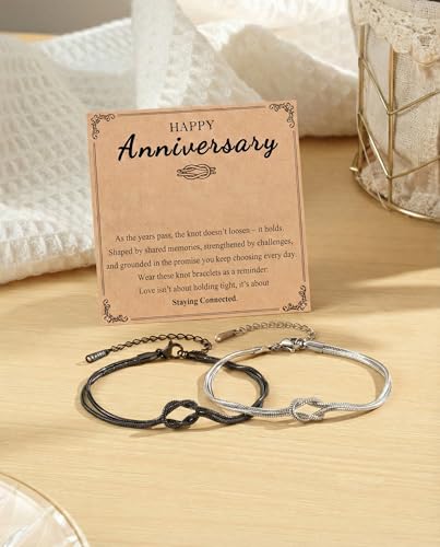 Pulseras para parejas Love Knot R&H Jewelry miniatura 5