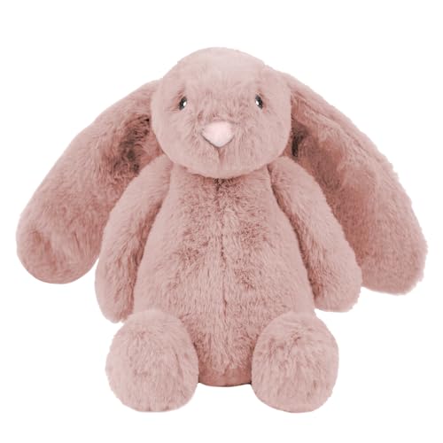 Image of Best Pet Supplies Interactive Squeaky Dog Chew Toy, Ideal Dog Toys for Chewers, Small, Medium & Large Dogs, and Fetch Lovers - Bunny (Mauve), Medium