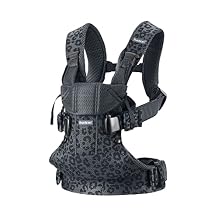 BabyBjorn Baby Carrier One Air, 3D mesh, Anthracite/Leopard