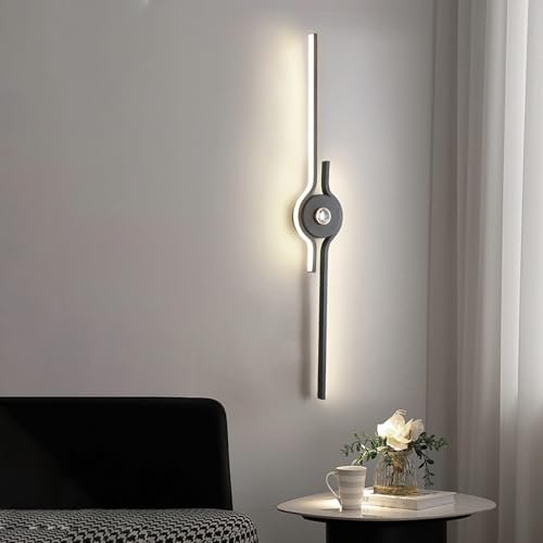 Apliques de pared LED interior modernos para iluminación lineal de pasillos