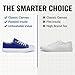 hello basics Canvas Shoes for Women Casual Low Top Women's Fashion Sneakers Slip on for Women (6, Black)