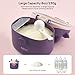 NCVI Baby Formula Dispenser On The Go, Formula Container To Go, Formula Holder for Travel, Outdoor Picnic with Baby Infant, Portable Container for Milk Powder, Snacks, Candy, Fruits (Purple)