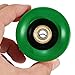 PATIKIL 60mm Longboard Wheels with Bearings ABEC-11, 4 Pack Street Wheels for Skateboards Cruiser Wheel Replacement 80A, Clear Green Golden