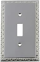 Vista 48 de Nostalgic Warehouse Egg & Dart Deco - Cubierta para placa de interruptor de salida eléctrica