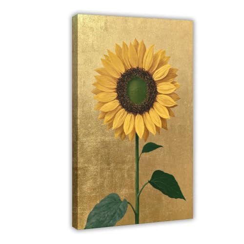 JDBeehpy Canvas Wall Art Sunflower Art Printing Framed 20x30inch