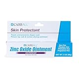 CareAll Zinc Oxide 20% Skin Protectant Barrier Ointment 2 oz, Relieves, Treats and Prevents Minor Skin Irritations due to Diaper Rash. Helps Seal Out Wetness. Protects Chafed Skin.