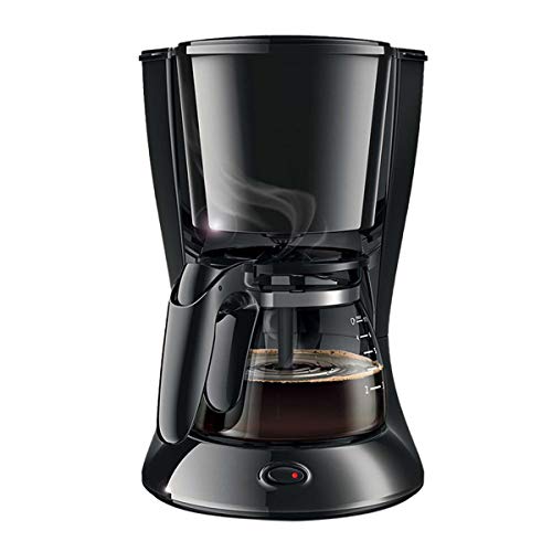 LTLWSH Filter Coffee Machine, 700W, Anti-Drip Design, Detachable Filter, Keep Warm, 600ML for 7 Cups,Black