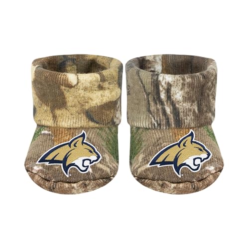 Baby Bootie Sock - Montana State Bobcats - Camo - Newborn - 6 Mos