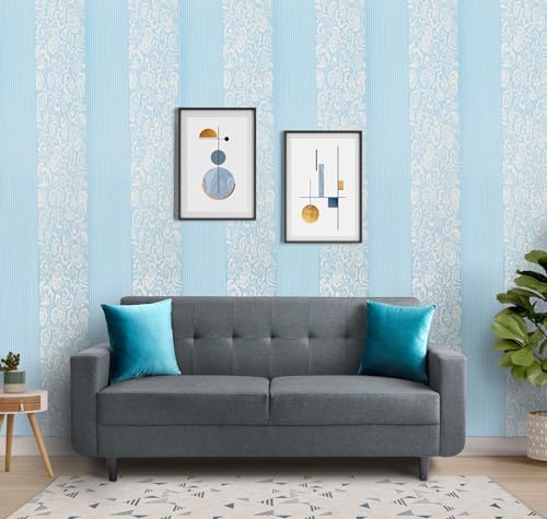 Image of Self Adhesive Decorative Peel Stick Waterproof Floral Wallpaper Wall Decor Removable Wall Paper for Living Room Hall Decoration PVC Vinyl DIY Contact Paper45x304cm (Botanical-1)